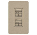 Lutron RRD-W2RLD RadioRA 2 Wall-mount Designer keypad dual group 2-button with dual raise/lower 120 VAC