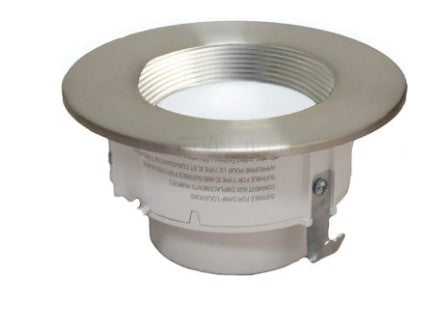 EnvisionLED ADL-4-TRIM-BN-BFL LED 4 Inch ADL Snap-On Trim Baffle Brushed Nickel Finish
