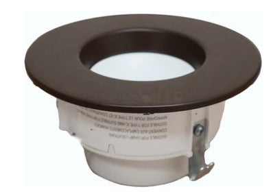 EnvisionLED ADL-4-TRIM-BZ-SM LED 4 Inch ADL Snap-On Trim Smooth Bronze Finish