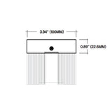 Core Lighting ALP2100TL-EC End Cap for Trimless Profile