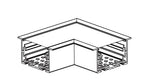 Core Lighting ALP210RN-L90 Recessed Mount LED Profile L connector