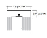 Core Lighting ALP2200TL-EC Recessed Wall Trimless Profile End Cap