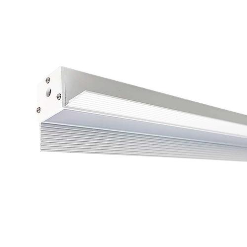 Core Lighting ALP2400TL-48 1 Inch Aperture Trimless Corner LED Profile - 48 Inches Matte White Finish