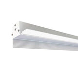 Core Lighting ALP2400TL-96 1 Inch Aperture Trimless Corner LED Profile - 96 Inches Matte White Finish