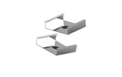 Core Lighting ALP60-CL-BK Surface Mount LED Profile Metal Mounting Clips Black Finish