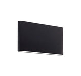 Kuzco Lighting AT6510-BK LED Slate Outdoor Wall Light 120V Black Finish