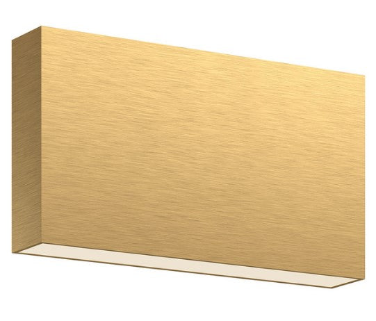 Kuzco Lighting AT6610-BG 10 Inch Mica Indoor / Outdoor Wall Sconce, Brushed Gold Finish