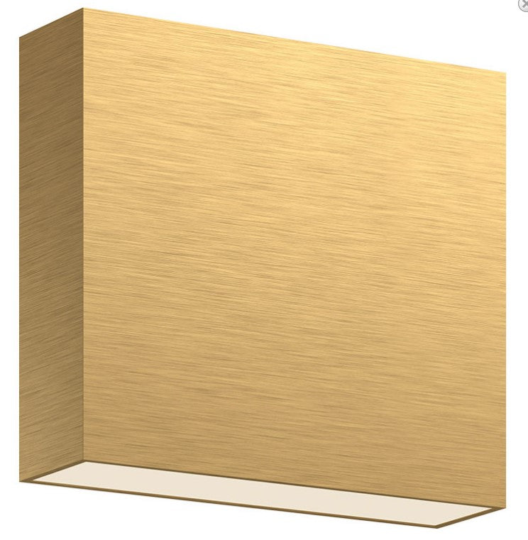 Kuzco Lighting AT67006-BG 6 Inch Mica Indoor / Outdoor Wall Sconce, Brushed Gold Finish