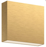 Kuzco Lighting AT67006-BG 6 Inch Mica Indoor / Outdoor Wall Sconce, Brushed Gold Finish