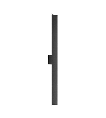 Kuzco Lighting AT7950-BK LED Outdoor Lighting Vesta 50 Inch Tall Sconce Wall Light Black Finish