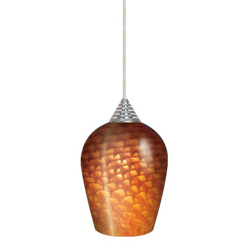 ELCO Lighting EDL61N-AT LED Blake Glass Pendants 5W 3000K 300 lm 120 Athena Finish | BuyRite Electric