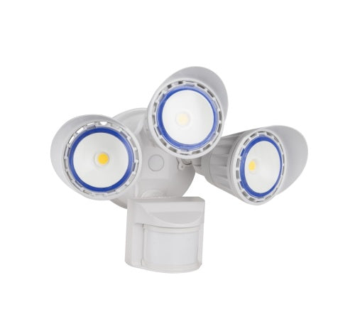 Westgate 50W Led Security Lights With PIR Sensor 120V AC - White  - BuyRite Electric
