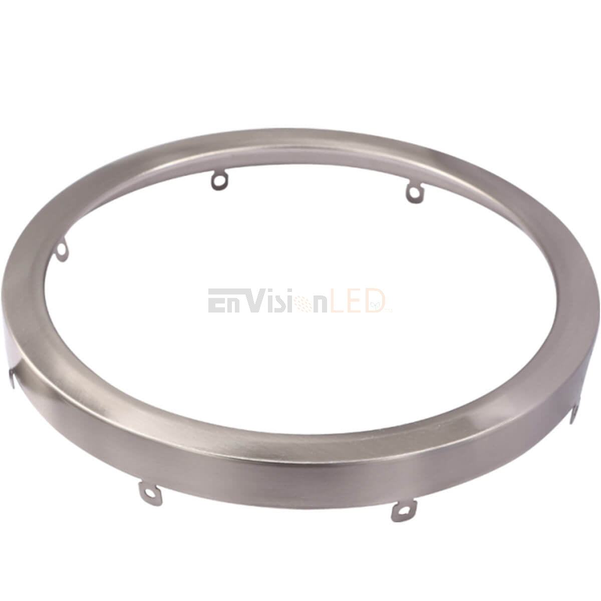 EnvisionLED SLDSKR-7-TRIM-BNI LED 7 Inch SlimLine Disk Trims Brushed Nickel Finish