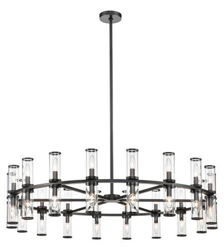 Alora Lighting CH309036UBCG Revolve 36 Light 47 inch Chandelier Ceiling Light Bronze Finish