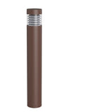 Westgate Lighting BOL-42-R-L-C-MCTP-BR LED Round Multi-Power Bollard, Lumens 130lm/w, Multi-Color Temperature, Brown finish