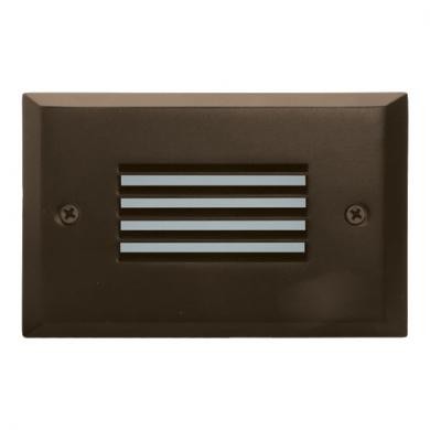 ELCO Lighting ELST9740BZ Mini LED Step Light with Angled Louver 2W 4000K 120V Bronze Finish | BuyRite Electric