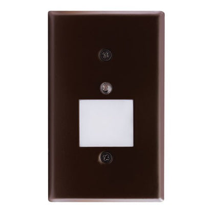 ELCO Lighting ELST69BZ Mini Photocell LED Step Light with Frosted Acrylic Lens 0.75W 3000K 50 lm 120V Bronze Finish | BuyRite Electric