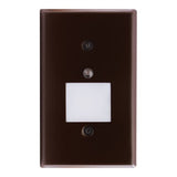 ELCO Lighting ELST69BZ Mini Photocell LED Step Light with Frosted Acrylic Lens 0.75W 3000K 50 lm 120V Bronze Finish