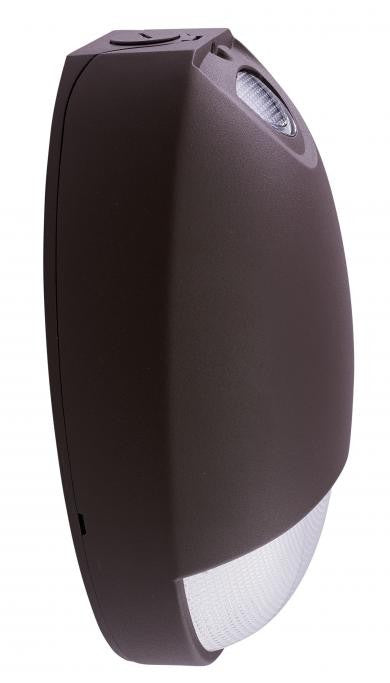 ELCO Lighting EE91LBZ Outdoor LED Diecast Light with Emergency Battery Backup 10W 120/277V Bronze Finish | BuyRite Electric