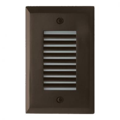 ELCO Lighting ELST9240BZ Mini LED Step Light with Angled Louver 2W 4000K 1000 lm 12V Bronze Finish | BuyRite Electric