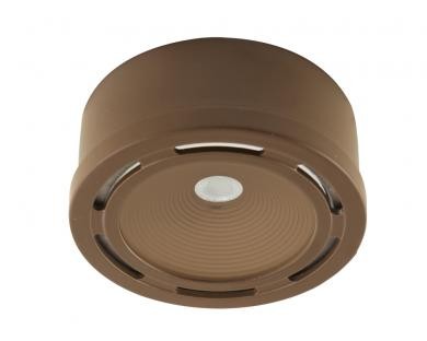 ELCO Lighting E248BZ Undercabinet Pucks, Xyris Mini LED Baffle Puck Light 3W 3000K 180 lm Bronze Finish