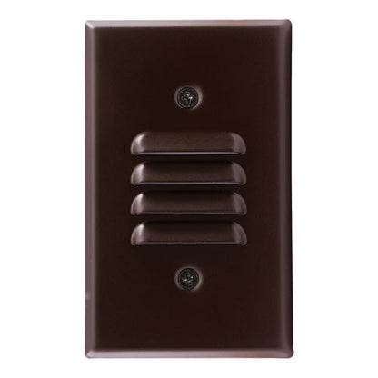 ELCO Lighting ELST64BZ Mini LED Step Light with Angled Louver 0.8W 3000K 120V Bronze Finish | BuyRite Electric