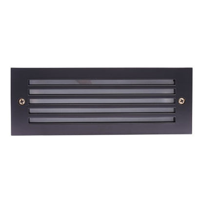 ELCO Lighting ELST82B LED Brick Light with Grill Faceplate 5.4W 3000K 340 lm 120V Black Finish | BuyRite Electric