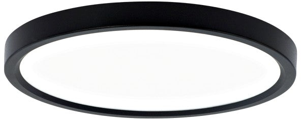 ELCO Lighting ELSP8330B 8 Inch Round Sky Panel 3000K 1200 lm 120V Black Finish