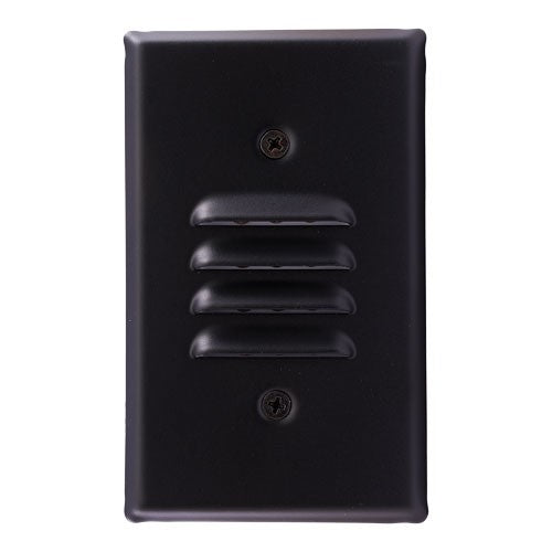 ELCO Lighting ELST64B Mini LED Step Light with Angled Louver 0.8W 3000K 120V Black Finish | BuyRite Electric