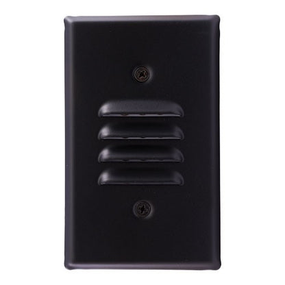 ELCO Lighting ELST64B Mini LED Step Light with Angled Louver 0.8W 3000K 120V Black Finish | BuyRite Electric