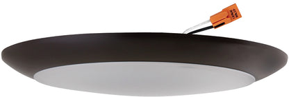 ELCO Lighting ELSF1130BZ 6 Inch Alva LED Ceiling Mount Disk Light 13W 3000K 900 lm Bronze Finish