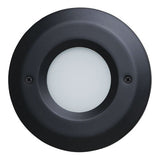 ELCO Lighting ELST8640B Round Mini LED Step Light with Open Faceplate 3W 4000K 120V Black Finish