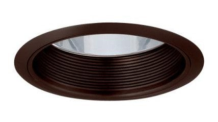 ELCO Lighting EL730B 7 Inch CFL Horizontal Reflector with Baffle 18W Black with White Ring Finish