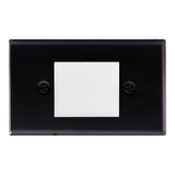 ELCO Lighting ELST76B Mini LED Step Light with Frosted Acrylic Lens 0.8W 3000K 12V Black Finish