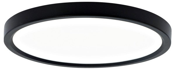 ELCO Lighting ELSP6330B 6 Inch Round Sky Panel 3000K 900 lm 120V Black Finish