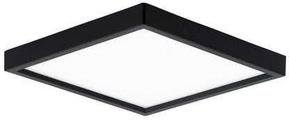 ELCO Lighting ELSP8830B 8 Inch Square Sky Panel 3000K 1200 lm 120V Black Finish