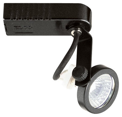 ELCO Lighting ET526-75B Electronic Low Voltage Gimbal Ring Track Fixture 75W 12V Black Finish