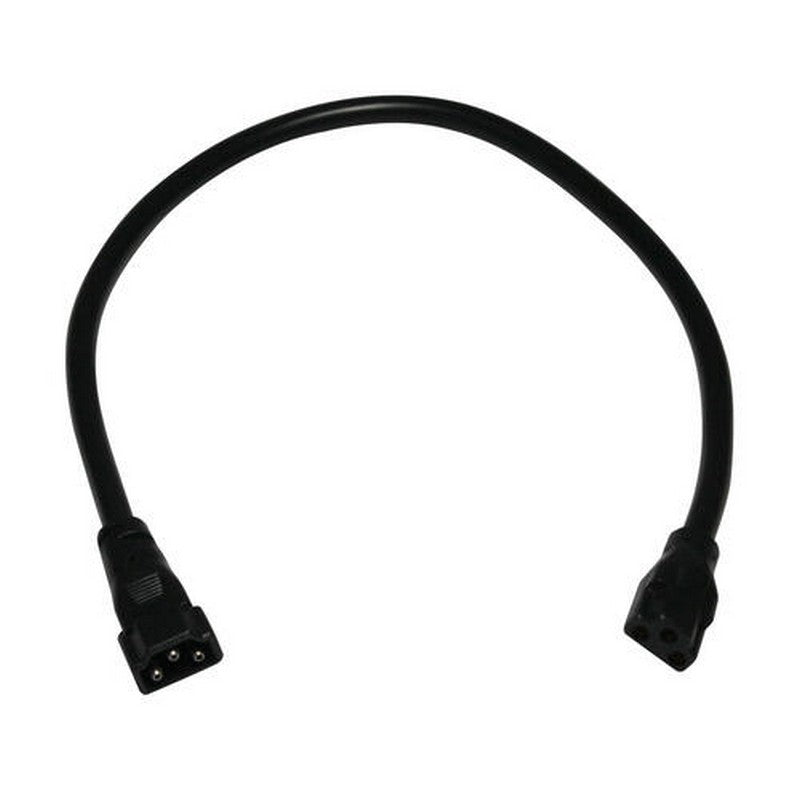 Westgate UCA-LC12-BLK 12 Inch Linking Cable for Black UCA Series LED Undercabinet Lights Black Finish