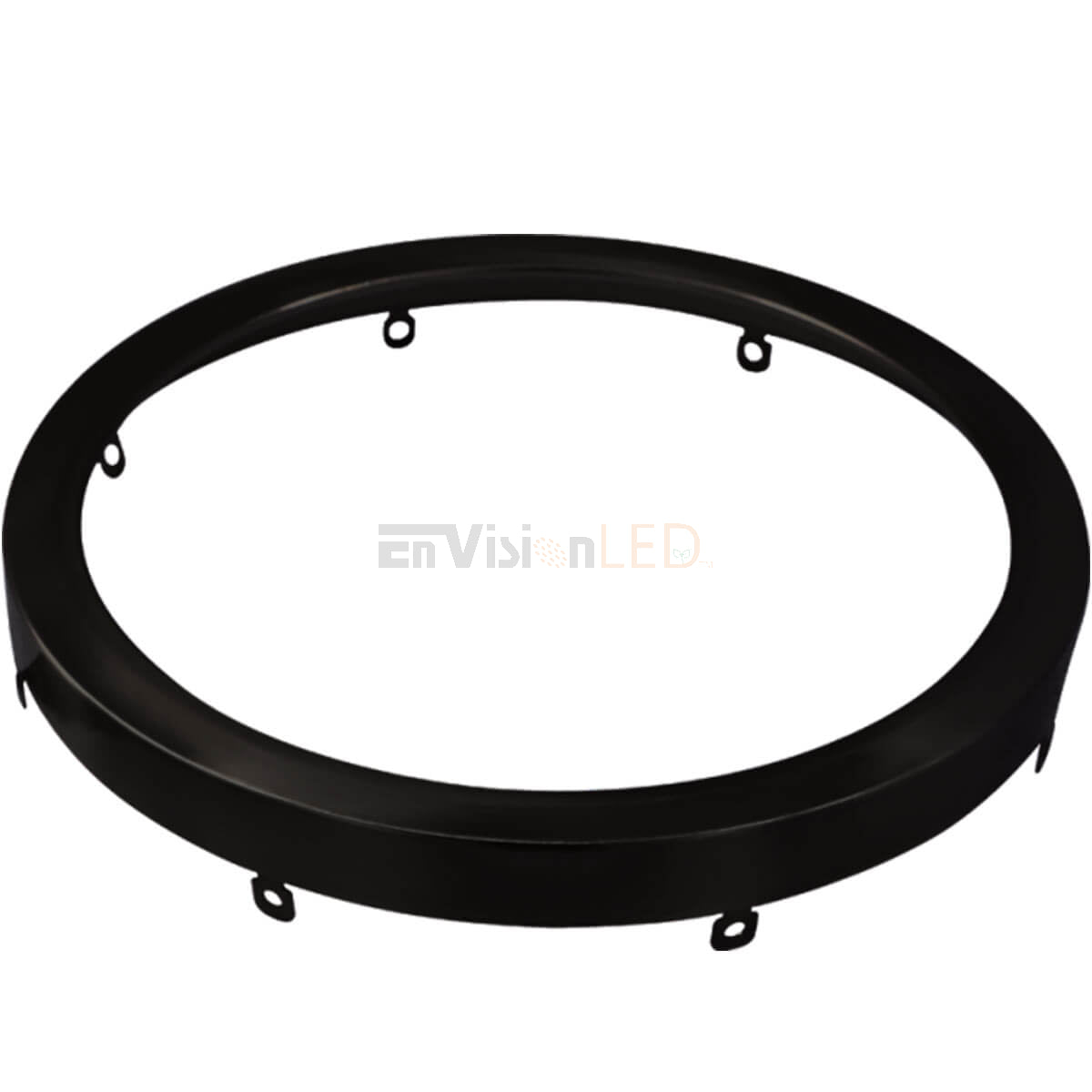EnvisionLED SLDSKR-7-TRIM-BLK LED 7 Inch SlimLine Disk Trims Black Finish