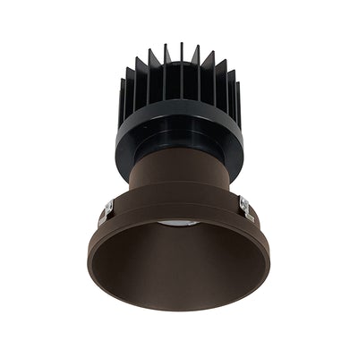 Nora Lighting NIO-4PRTLNDC27XBZ/HL LED 4 Inch Iolite PLUS Round Trimless Downlight 1500lm/2000lm/2500lm 2700K Bronze Finish
