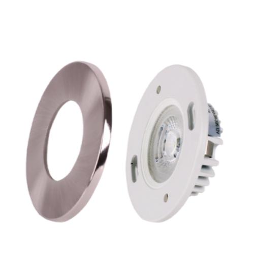 Core Lighting DLC350-5W-40K-BN 5W LED Recessed Undercabinet Downlight - 12V 4000K  Brushed Nickel Finish