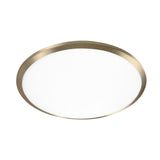 Kuzco Lighting FM1515-BG LED Malta Round Indoor Ceiling Lights 120V Brushed Gold Finish