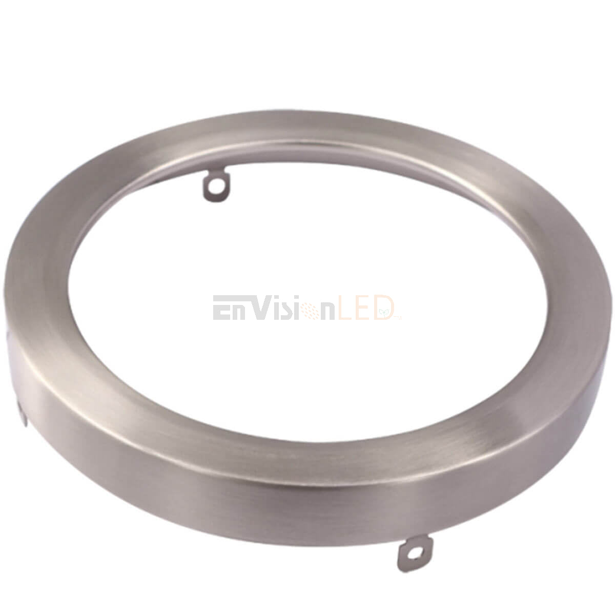 EnvisionLED SLDSKR-5-TRIM-BNI LED 5 Inch SlimLine Disk Trims Brushed Nickel Finish