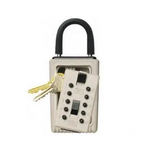 Kidde C3 Key Safe Original 3-Key Holder Portable Push, Clay
