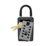 Kidde C3 Key Safe Original Portable Push 3-Key Holder, Black/Titanium