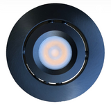 ABBA Lighting USA CB05-BK-3K Dimmable LED Puck Light, Color Temperature 3000K, Finish Black