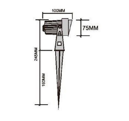 ABBA Lighting 7W CD75 Cast Aluminum 7V AC / DC - BuyRite Electric