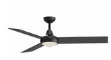 Kuzco Lighting CF94956-MB Owens LED Contemporary Home Ceiling Fan, Matte Black Finish