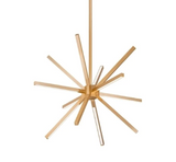 Kuzco Lighting CH14220-BG Sirius Minor Chandelier Lighting, Brushed Gold Finish