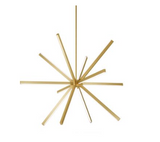 Kuzco Lighting CH14356-BG 67W Sirius Minor 38.63" Tall & 54.38" Wide LED Chandelier Lighting, Brushed Gold Finish